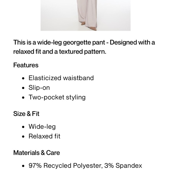 Wide leg pant - Picture 6 of 6